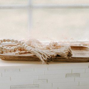 Garland Wood Beads with Tassels